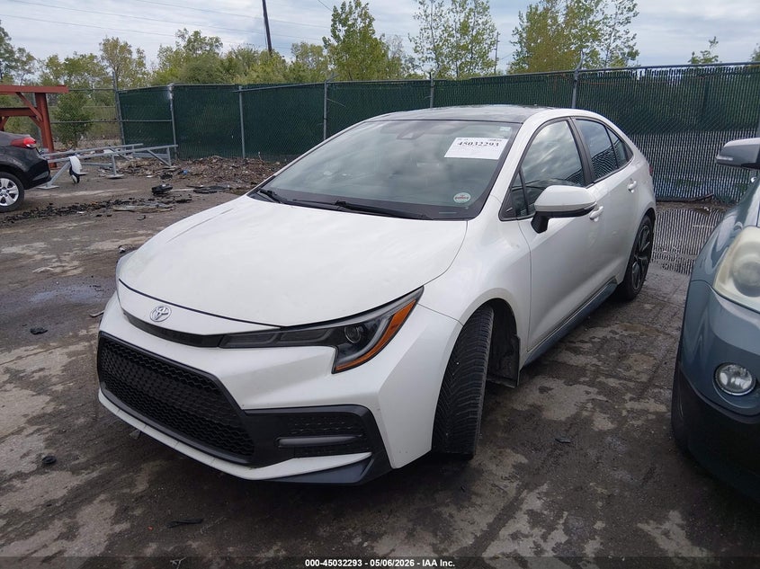 2021 Toyota Corolla VIN 5YFS4MCE8MP069252 IAAI salvage auction — HAIL, Salvage (Ohio), sold $8,400 on 2026-07-21 (photo 2)