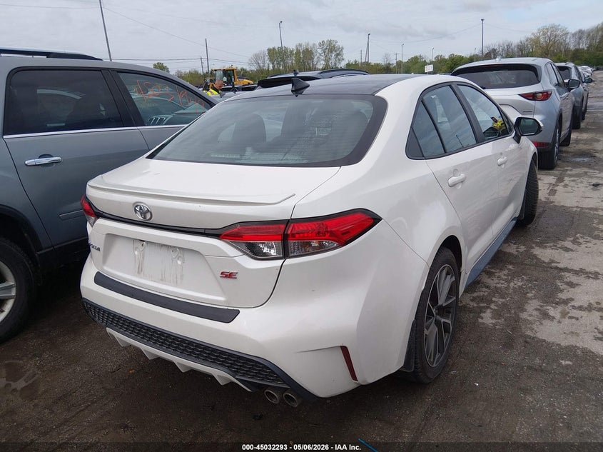 2021 Toyota Corolla VIN 5YFS4MCE8MP069252 IAAI salvage auction — HAIL, Salvage (Ohio), sold $8,400 on 2026-07-21 (photo 4)