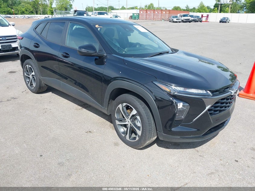 2025 Chevrolet Trax VIN KL77LGEP9SC216495 IAAI salvage auction — LEFT SIDE, Clear (Colorado), sold $6,972 on 2026-07-28 (photo 1)