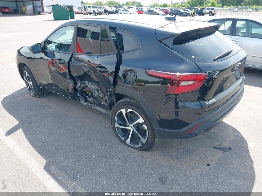 2025 Chevrolet Trax VIN KL77LGEP9SC216495 IAAI salvage auction — LEFT SIDE, Clear (Colorado), sold $6,972 on 2026-07-28 (photo 3)