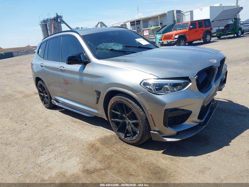 2020 BMW X3 m VIN 5YMTS0C04LLA57785 IAAI salvage auction — FRONT END, Mv-907A (New York), sold $15,725 on 2026-07-14 (photo 1)