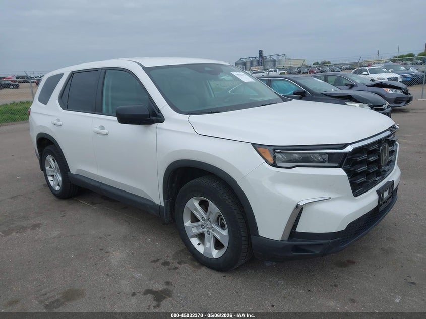 2023 Honda Pilot VIN 5FNYG1H29PB019183 IAAI salvage auction — RIGHT SIDE, Salvage Title, sold $14,125 on 2026-08-17 (photo 1)