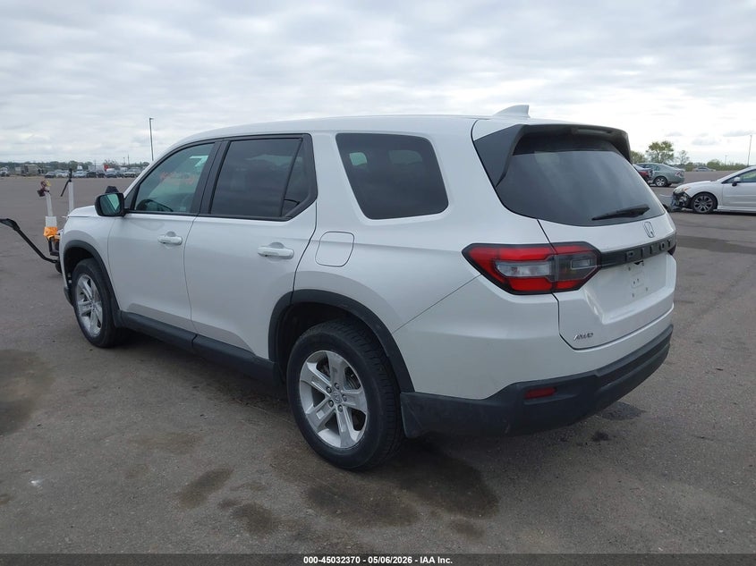 2023 Honda Pilot VIN 5FNYG1H29PB019183 IAAI salvage auction — RIGHT SIDE, Salvage Title, sold $14,125 on 2026-08-17 (photo 3)
