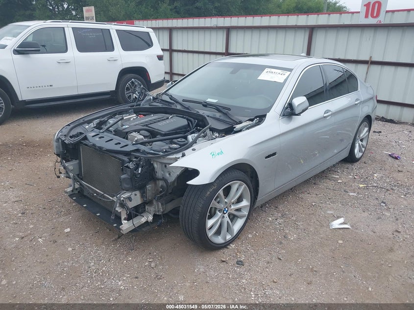 2016 BMW 5er VIN WBA5B3C59GG260288 IAAI salvage auction — FRONT END, Original (Texas), sold $3,750 on 2026-08-20 (photo 2)