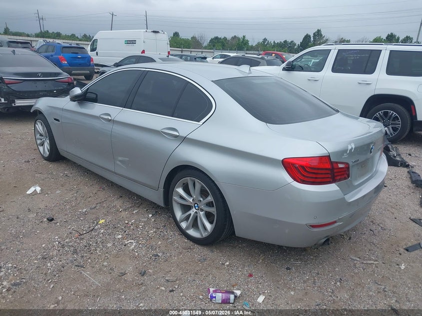 2016 BMW 5er VIN WBA5B3C59GG260288 IAAI salvage auction — FRONT END, Original (Texas), sold $3,750 on 2026-08-20 (photo 3)
