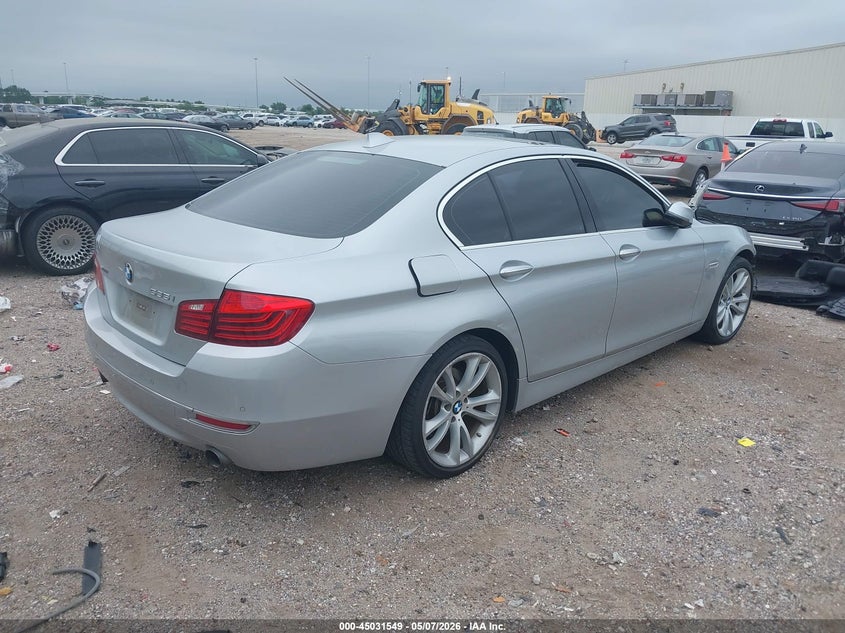 2016 BMW 5er VIN WBA5B3C59GG260288 IAAI salvage auction — FRONT END, Original (Texas), sold $3,750 on 2026-08-20 (photo 4)