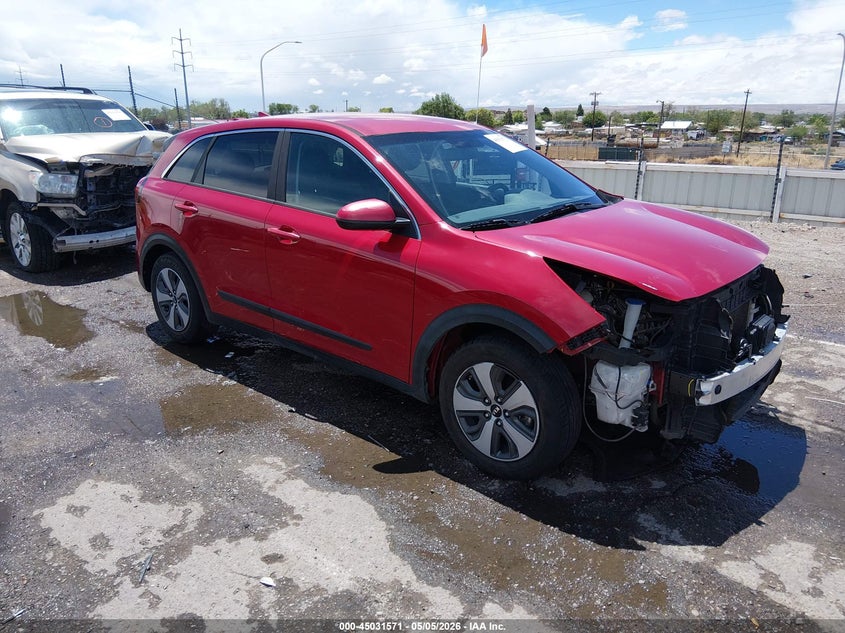 2017 Kia Niro VIN KNDCB3LC9H5078581 IAAI salvage auction — FRONT END, Salvage (New Mexico), sold $1,900 on 2026-07-13 (photo 1)