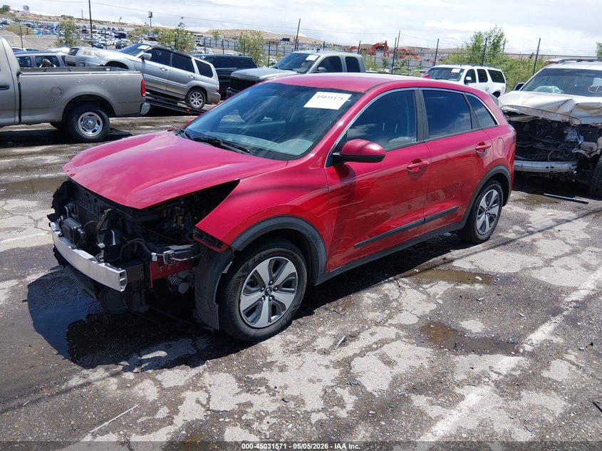 2017 Kia Niro VIN KNDCB3LC9H5078581 IAAI salvage auction — FRONT END, Salvage (New Mexico), sold $1,900 on 2026-07-13 (photo 2)