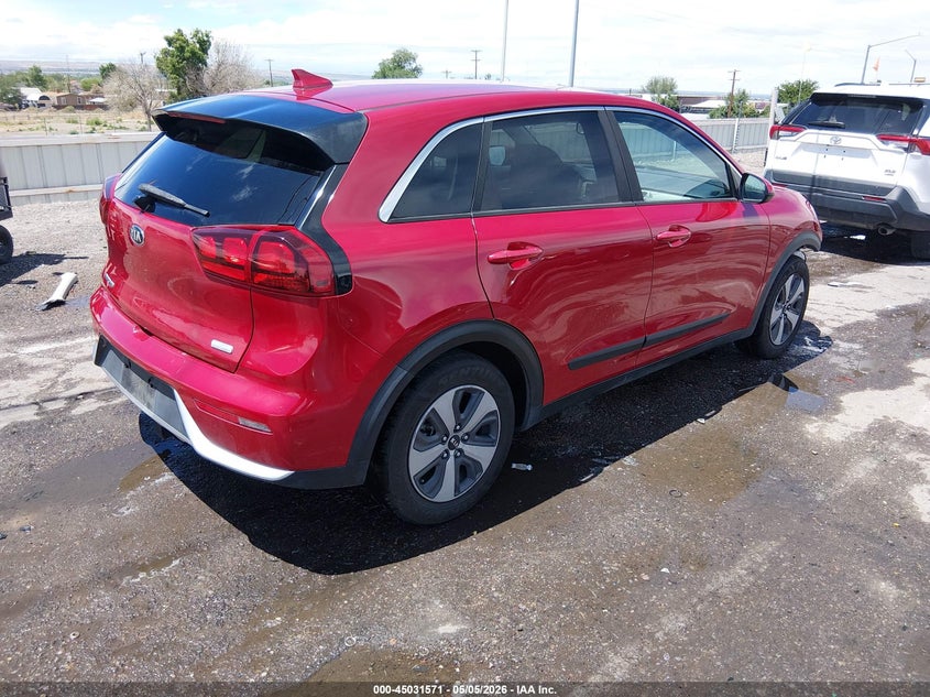 2017 Kia Niro VIN KNDCB3LC9H5078581 IAAI salvage auction — FRONT END, Salvage (New Mexico), sold $1,900 on 2026-07-13 (photo 4)