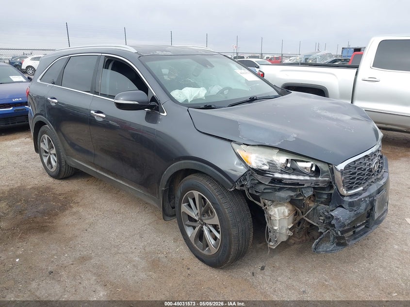 2019 Kia Sorento VIN 5XYPH4A5XKG503055 IAAI salvage auction — FRONT END, Salvage (Texas), sold $1,950 on 2026-07-21 (photo 1)