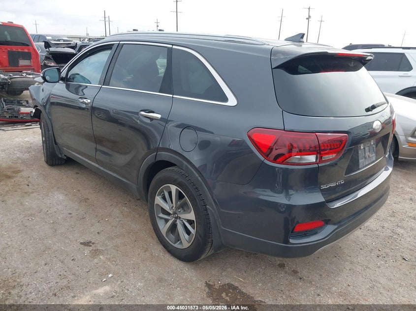 2019 Kia Sorento VIN 5XYPH4A5XKG503055 IAAI salvage auction — FRONT END, Salvage (Texas), sold $1,950 on 2026-07-21 (photo 3)