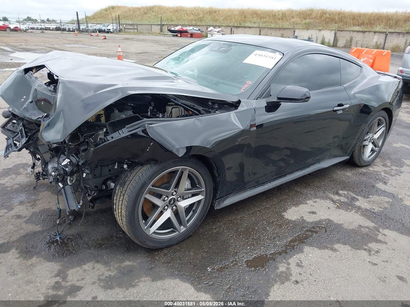 2025 Ford Mustang VIN 1FA6P8CF5S5408736 IAAI salvage auction — FRONT END, Salvage (California), sold $13,300 on 2026-07-29 (photo 2)