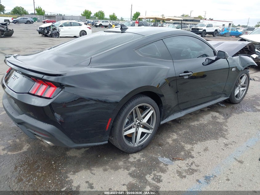 2025 Ford Mustang VIN 1FA6P8CF5S5408736 IAAI salvage auction — FRONT END, Salvage (California), sold $13,300 on 2026-07-29 (photo 4)