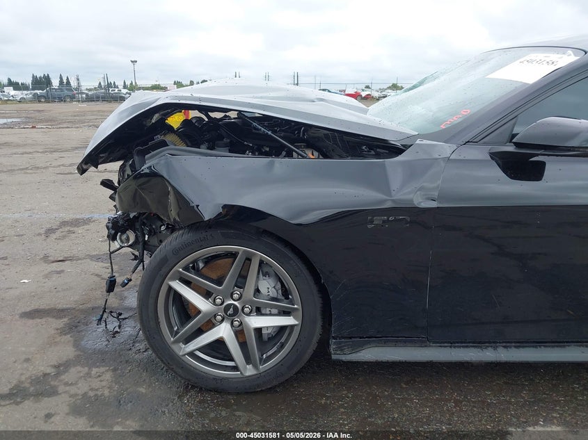 2025 Ford Mustang VIN 1FA6P8CF5S5408736 IAAI salvage auction — FRONT END, Salvage (California), sold $13,300 on 2026-07-29 (photo 6)