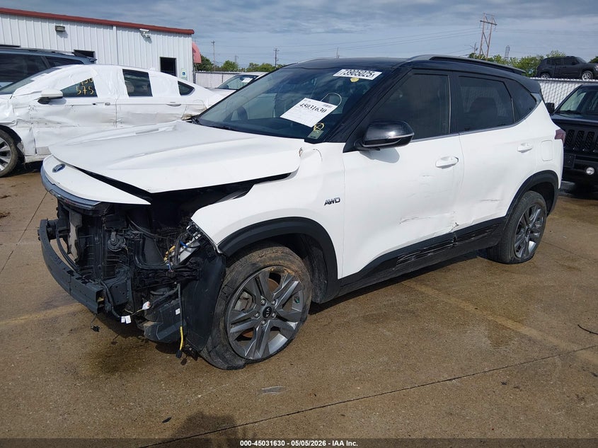 2021 Kia Seltos VIN KNDEUCAA9M7158210 IAAI salvage auction — NORMAL WEAR, Salvage (Texas), sold $3,700 on 2026-07-14 (photo 2)