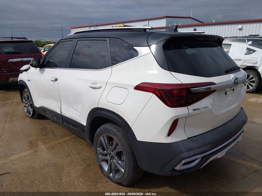 2021 Kia Seltos VIN KNDEUCAA9M7158210 IAAI salvage auction — NORMAL WEAR, Salvage (Texas), sold $3,700 on 2026-07-14 (photo 3)