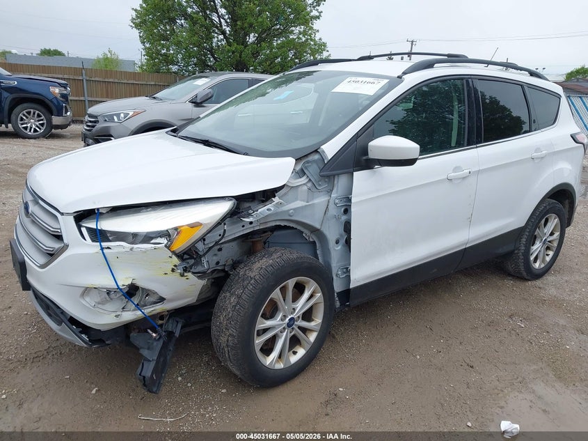 2018 Ford Escape VIN 1FMCU9GD5JUC49902 IAAI salvage auction — LEFT FRONT, Salvage (Illinois), sold $1,425 on 2026-07-12 (photo 2)