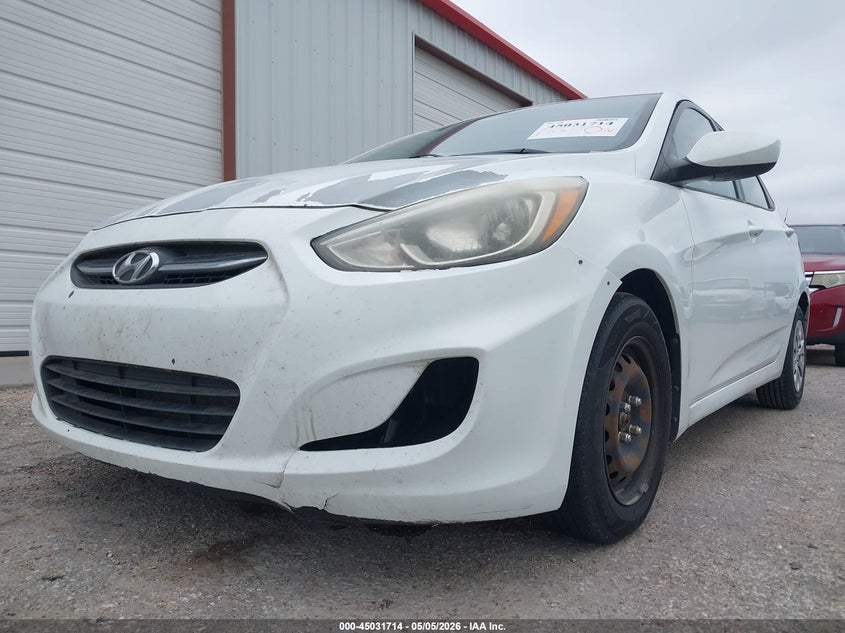 2016 Hyundai Accent VIN KMHCT4AE3GU965357 IAAI salvage auction — FRONT & REAR, Clear (Kansas), sold $425 on 2026-07-24 (photo 6)