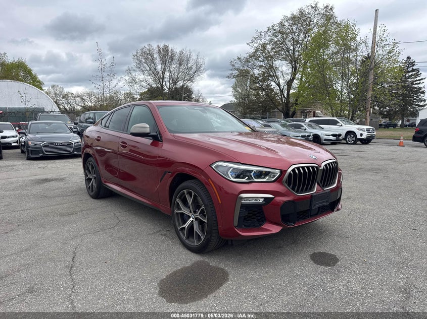 2021 BMW X6 VIN 5UXCY8C09M9E51267 IAAI salvage auction — Unknown, Original (West Virginia), sold $36,500 on 2026-06-13 (photo 1)