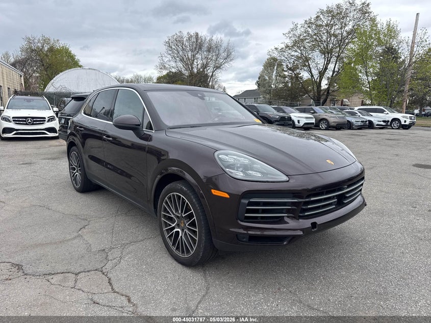2021 Porsche Cayenne VIN WP1AA2AY2MDA03187 IAAI salvage auction — Unknown, Clear (Montana), sold $22,500 on 2026-06-06 (photo 1)