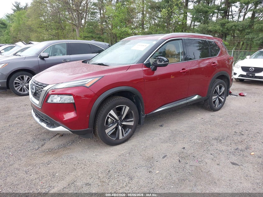 2023 Nissan Rogue VIN JN8BT3DD4PW321842 IAAI salvage auction — HAIL, Salvage (Ohio), sold $13,750 on 2026-07-06 (photo 2)