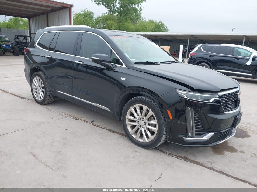 2020 Cadillac Xt6 VIN 1GYKPCRS6LZ190228 IAAI salvage auction — LEFT FRONT, Original (Texas), sold $7,950 on 2026-07-08 (photo 1)