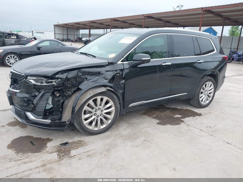 2020 Cadillac Xt6 VIN 1GYKPCRS6LZ190228 IAAI salvage auction — LEFT FRONT, Original (Texas), sold $7,950 on 2026-07-08 (photo 2)
