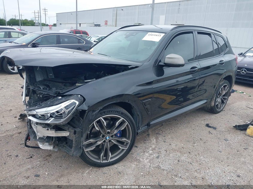 2020 BMW X3 VIN 5UXTY9C06L9D47453 IAAI salvage auction — FRONT END, Salvage (Texas), sold $3,650 on 2026-07-09 (photo 2)