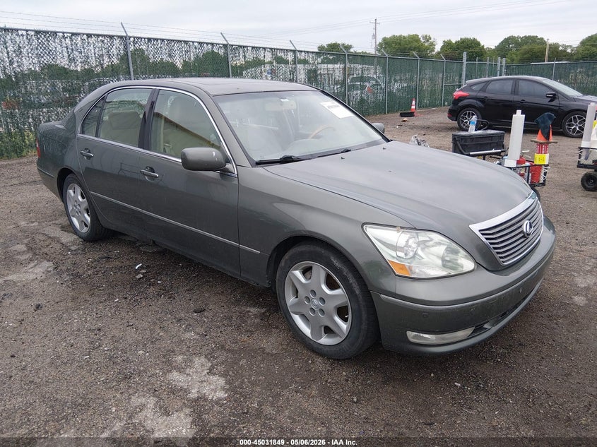 2004 Lexus Ls 430 VIN JTHBN36F140163655 IAAI salvage auction — NORMAL WEAR, Clear (Kansas), sold $750 on 2026-07-24 (photo 1)