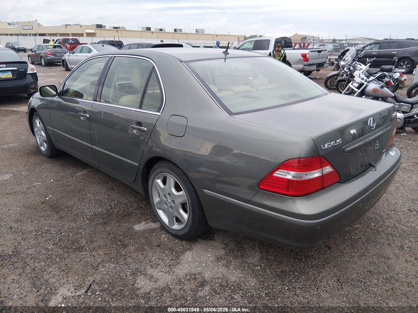 2004 Lexus Ls 430 VIN JTHBN36F140163655 IAAI salvage auction — NORMAL WEAR, Clear (Kansas), sold $750 on 2026-07-31 (photo 3)