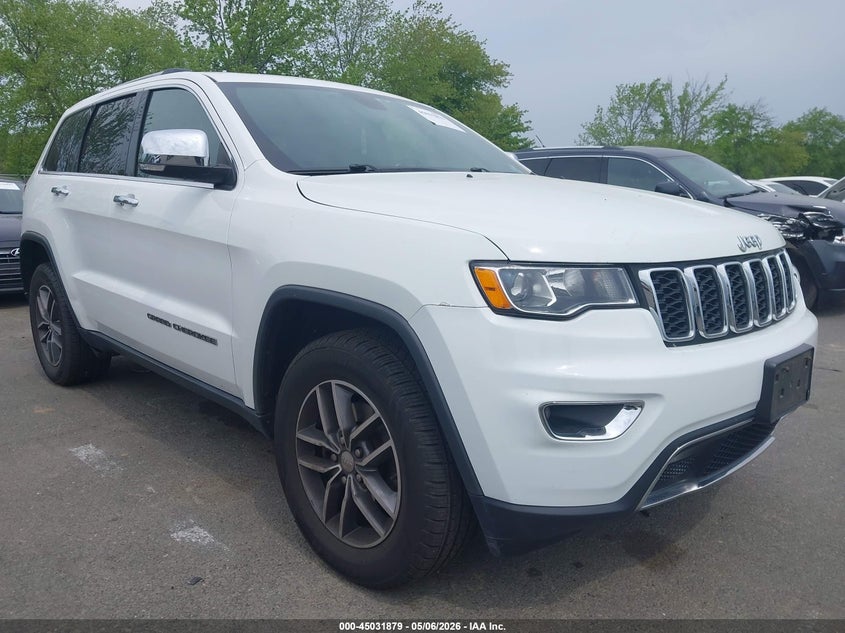 2017 Jeep Grand cherokee VIN 1C4RJFBG6HC628107 IAAI salvage auction — LEFT SIDE, Clear (New Jersey), sold $3,450 on 2026-08-03 (photo 1)