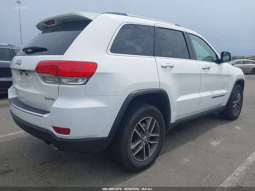 2017 Jeep Grand cherokee VIN 1C4RJFBG6HC628107 IAAI salvage auction — LEFT SIDE, Clear (New Jersey), sold $3,450 on 2026-08-03 (photo 4)