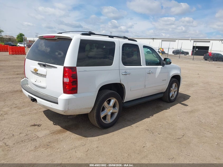 2013 Chevrolet Tahoe VIN 1GNSKAE03DR253078 IAAI salvage auction — HAIL, Salvage (Illinois), sold $1,100 on 2026-07-31 (photo 4)