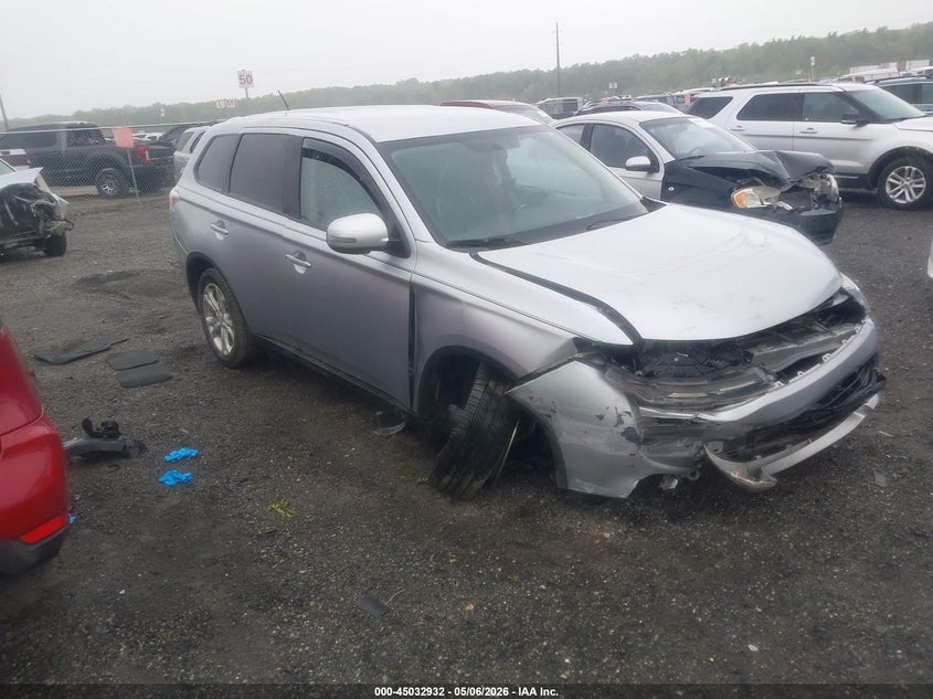 2015 Mitsubishi Outlander VIN JA4AZ3A32FZ003209 IAAI salvage auction — FRONT END, Salvage - Greater Than 75% (Maryland), sold $1,550 on 2026-07-13 (photo 1)