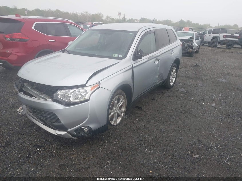 2015 Mitsubishi Outlander VIN JA4AZ3A32FZ003209 IAAI salvage auction — FRONT END, Salvage - Greater Than 75% (Maryland), sold $1,550 on 2026-07-13 (photo 2)