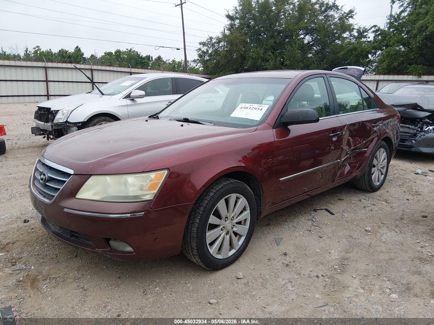 2009 Hyundai Sonata VIN 5NPEU46C99H488352 IAAI salvage auction — LEFT & RIGHT, Salvage (Texas), sold $25 on 2026-07-23 (photo 2)