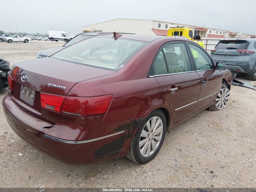 2009 Hyundai Sonata VIN 5NPEU46C99H488352 IAAI salvage auction — LEFT & RIGHT, Salvage (Texas), sold $25 on 2026-07-23 (photo 4)