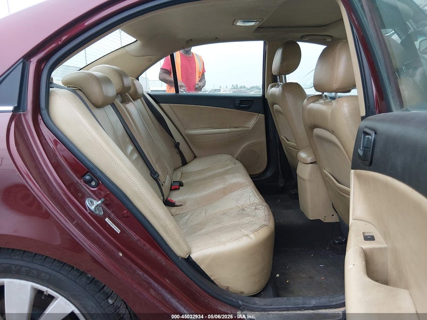 2009 Hyundai Sonata VIN 5NPEU46C99H488352 IAAI salvage auction — LEFT & RIGHT, Salvage (Texas), sold $25 on 2026-07-23 (photo 8)