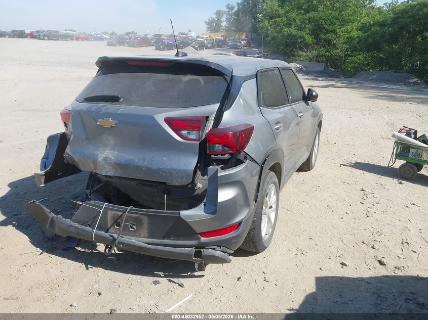 2025 Chevrolet Trailblazer VIN KL79MMSP5SB083040 IAAI salvage auction — LEFT SIDE, Salvage (Georgia), sold $2,600 on 2026-07-14 (photo 4)
