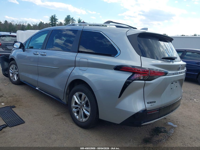 2024 Toyota Sienna VIN 5TDZSKFC1RS119376 IAAI salvage auction — FRONT END, Salvage (Massachusetts), sold $12,500 on 2026-07-31 (photo 3)