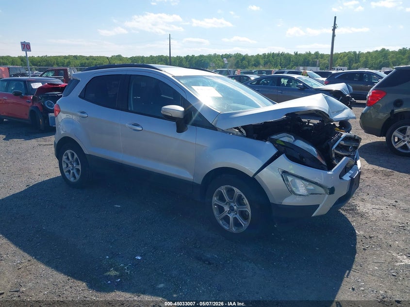 2018 Ford Ecosport VIN MAJ3P1TEXJC217809 IAAI salvage auction — FRONT END, Salvage - Greater Than 75% (Maryland), sold $700 on 2026-07-27 (photo 1)