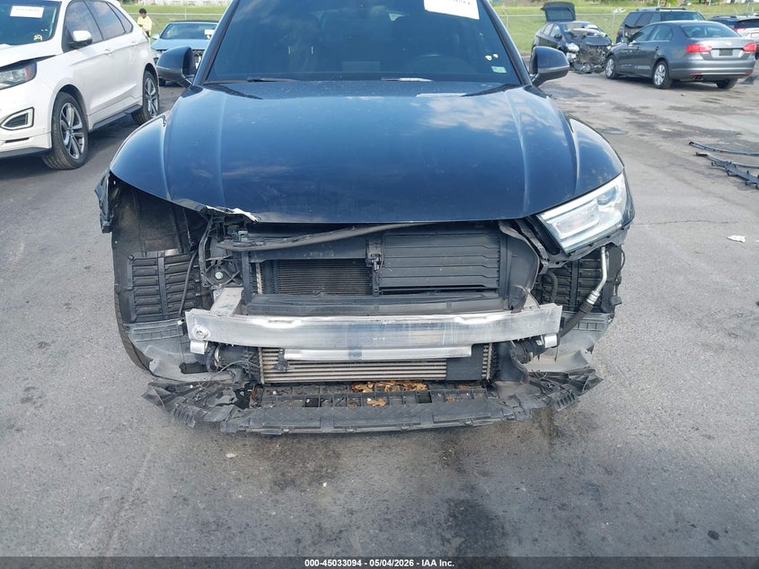 2020 Audi Q5 VIN WA1ANAFY8L2100827 IAAI salvage auction — FRONT END, Salvage (Illinois), sold $9,250 on 2026-07-07 (photo 6)