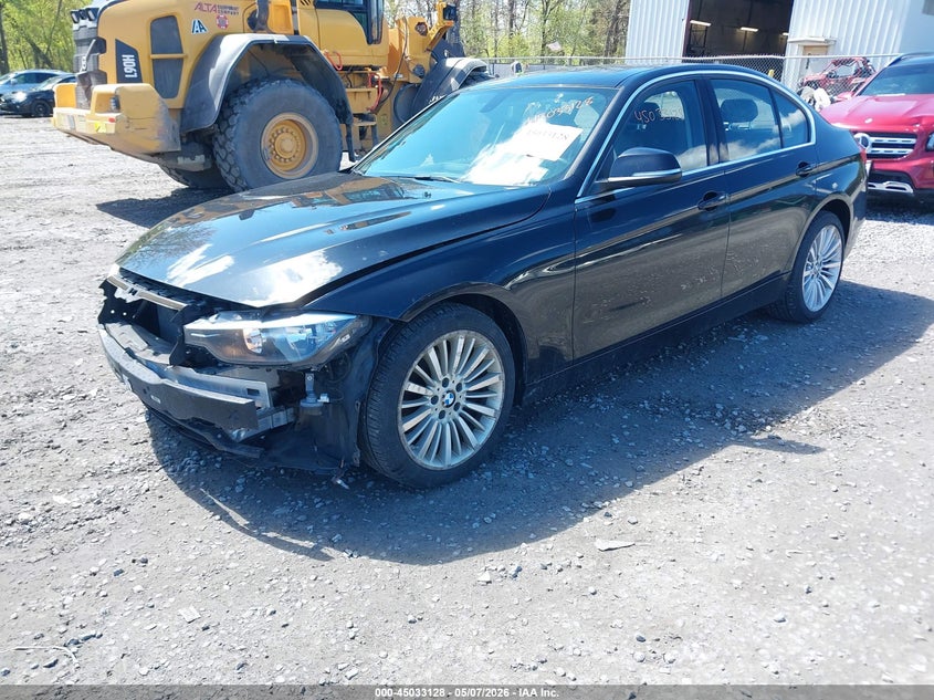 2015 BMW 3er VIN WBA3C3G54FNS73037 IAAI salvage auction — FRONT END, Salvage (Idaho), sold $25 on 2026-07-28 (photo 2)