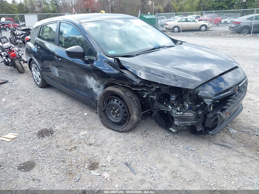 2025 Subaru Impreza VIN JF1GUABC6S8282770 IAAI salvage auction — FRONT END, Salvage (Massachusetts), sold $2,050 on 2026-07-15 (photo 1)