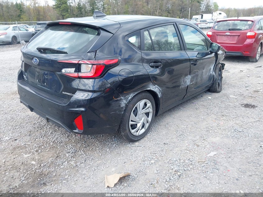 2025 Subaru Impreza VIN JF1GUABC6S8282770 IAAI salvage auction — FRONT END, Salvage (Massachusetts), sold $2,050 on 2026-07-15 (photo 4)