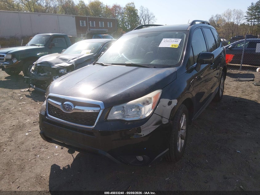 2014 Subaru Forester VIN JF2SJAJCXEH498206 IAAI salvage auction — RIGHT FRONT, Salvage (Massachusetts), sold $725 on 2026-08-01 (photo 2)