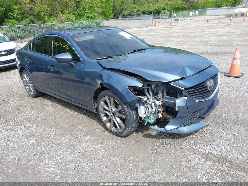 2014 Mazda 6 VIN JM1GJ1W56E1100920 IAAI salvage auction — FRONT END, Salvage (Ohio), sold $300 on 2026-07-28 (photo 1)