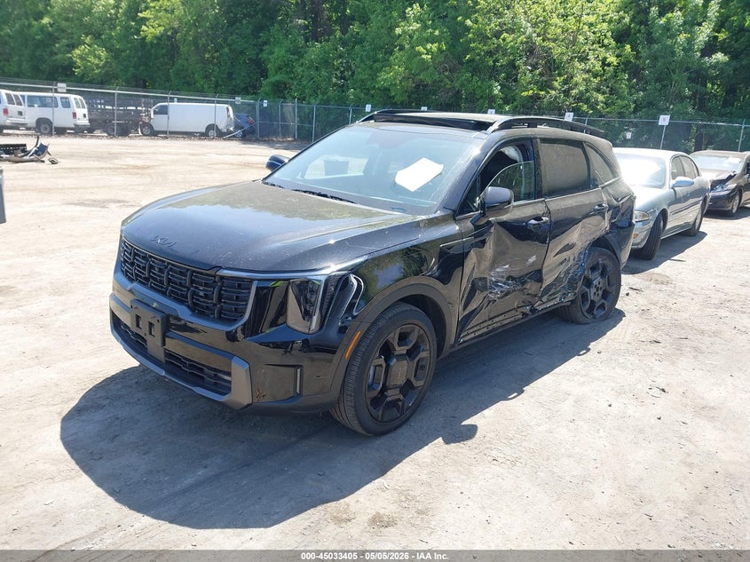 2025 Kia Sorento VIN 5XYRKDJFXSG335971 IAAI salvage auction — LEFT SIDE, Salvage - Greater Than 75% (Maryland), sold $12,050 on 2026-07-14 (photo 2)