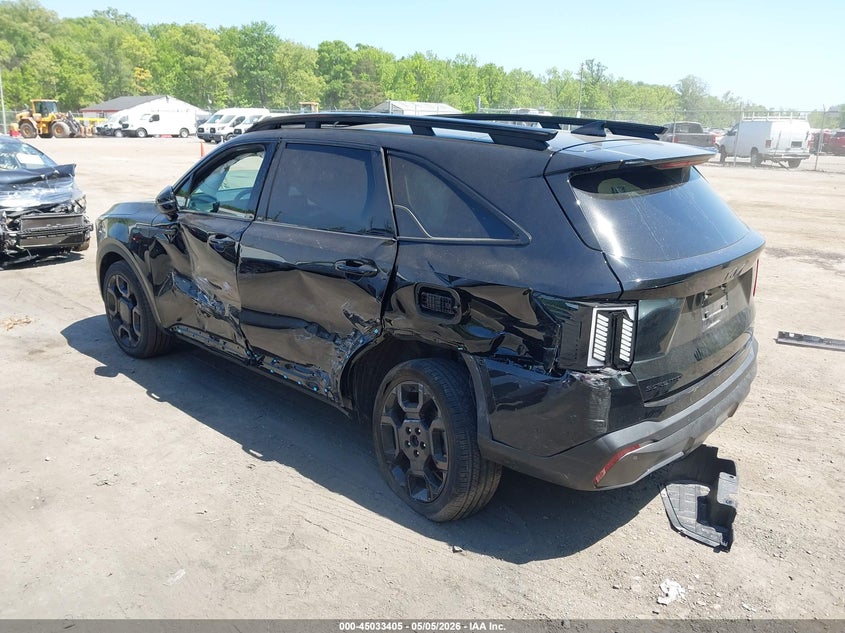 2025 Kia Sorento VIN 5XYRKDJFXSG335971 IAAI salvage auction — LEFT SIDE, Salvage - Greater Than 75% (Maryland), sold $12,050 on 2026-07-14 (photo 3)