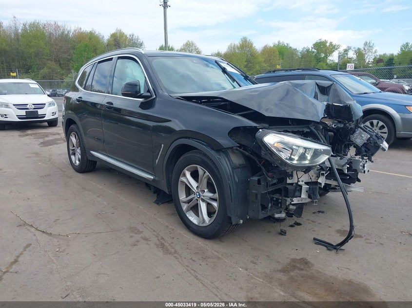 2021 BMW X3 VIN 5UXTY5C04M9G61225 IAAI salvage auction — FRONT END, Salvage (Idaho), sold $3,950 on 2026-07-09 (photo 1)